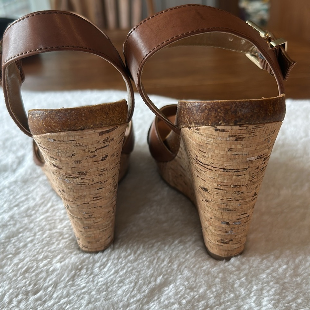 Nwt. Sam Edelman Chic Brown Leather Sandals - Picture 5 of 5